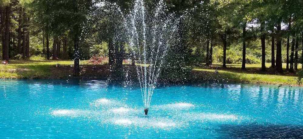 Pond with Fountain